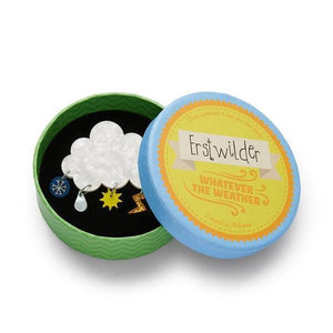 Erstwilder - Four Seasons Cloud Brooch (2020) - 20th Century Artifacts