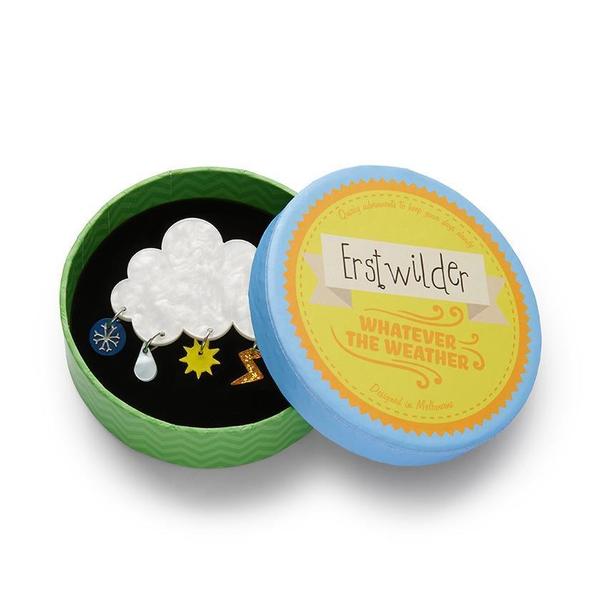 Erstwilder - Four Seasons Cloud Brooch (2020) - 20th Century Artifacts