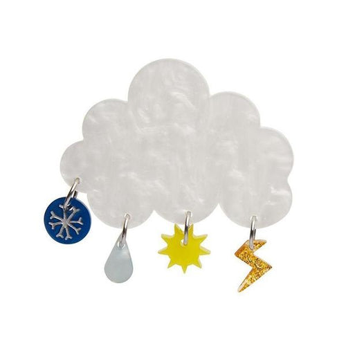 Erstwilder - Four Seasons Cloud Brooch (2020) - 20th Century Artifacts
