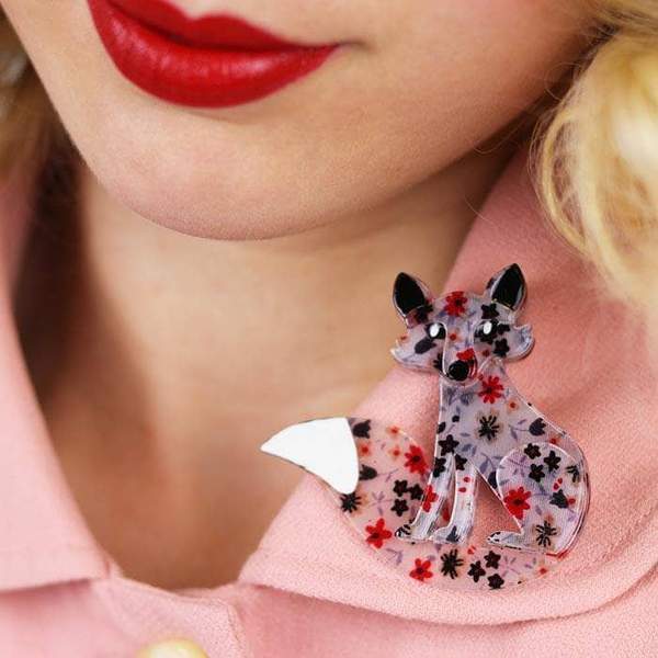 Erstwilder - Frond Fox Brooch (2017) - 20th Century Artifacts