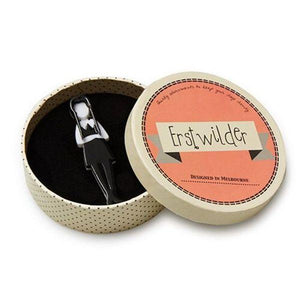 Erstwilder - Full of Woe Wednesday Addams Brooch (2016) - 20th Century Artifacts