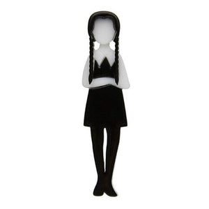 Erstwilder - Full of Woe Wednesday Addams Brooch (2016) - 20th Century Artifacts