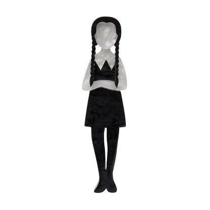 Erstwilder - Full of Woe Wednesday Addams Brooch (2020) - 20th Century Artifacts
