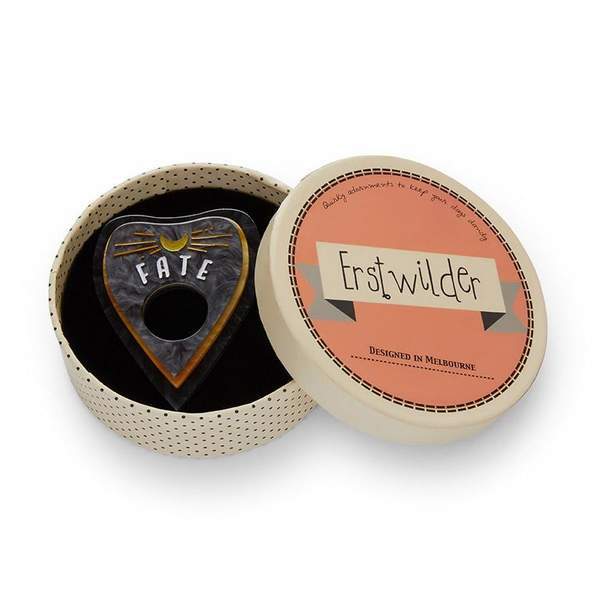 Erstwilder - G-O-O-D-B-Y-E Ouija Planchette Brooch (2019) - 20th Century Artifacts