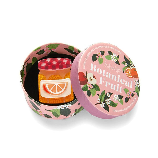 Erstwilder - *** GWP Orange Crush Precious Preserve Mini Brooch - 20th Century Artifacts