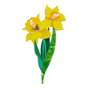 Erstwilder - Garden Goddess Daffodil Brooch (2019) - 20th Century Artifacts