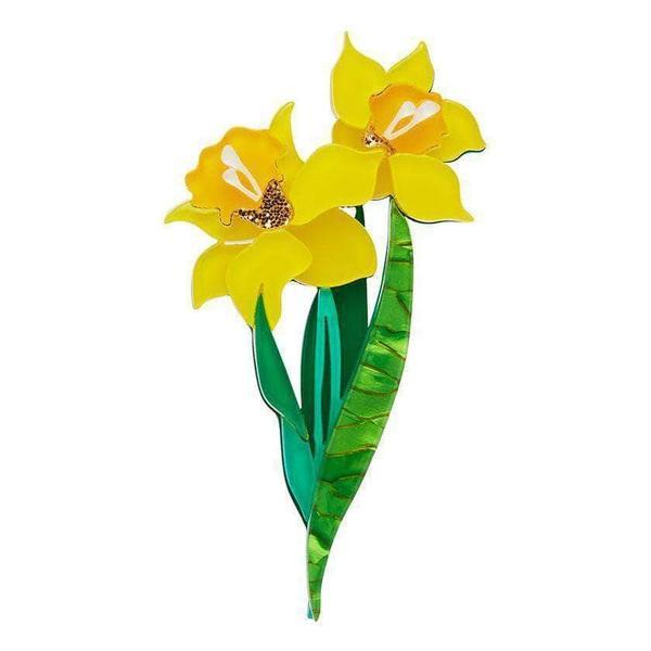 Erstwilder - Garden Goddess Daffodil Brooch (2019) - 20th Century Artifacts