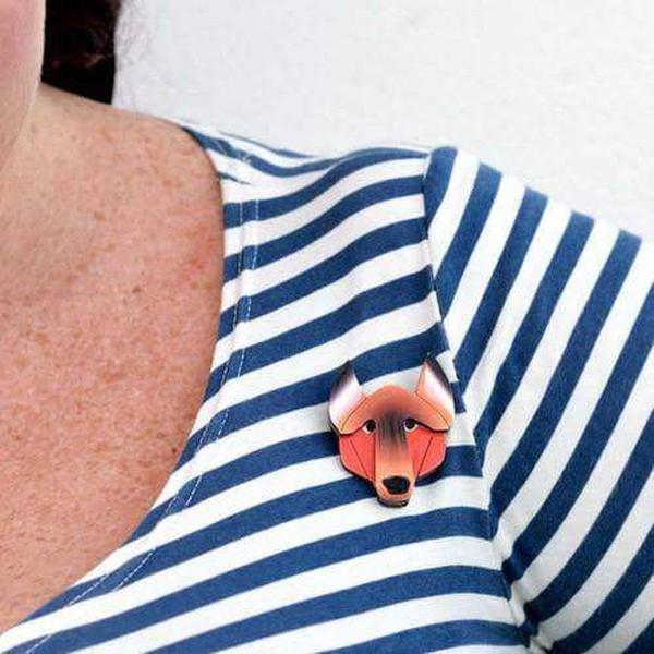 Erstwilder - Gillian German Shepherd Brooch (2014) - 20th Century Artifacts