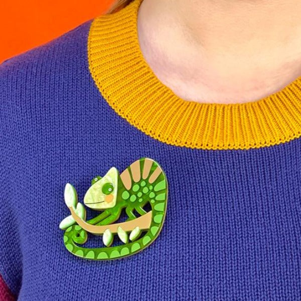 Erstwilder - Good Karma Brooch (Terry Runyan 1) - 20th Century Artifacts