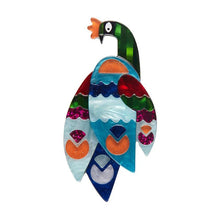 Load image into Gallery viewer, Erstwilder - Good Tidings Peacock Brooch (2022) - 20th Century Artifacts