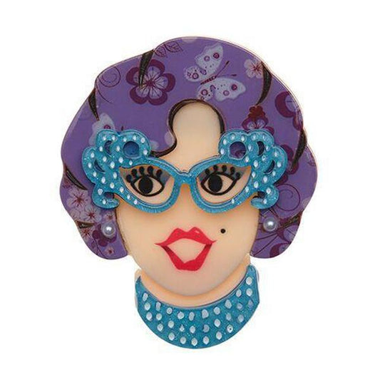 Erstwilder - Great Dame Edna Everage Brooch (2016) - 20th Century Artifacts