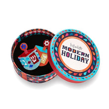 Load image into Gallery viewer, Erstwilder - Great Miracles Dreidel Brooch (2022) - 20th Century Artifacts