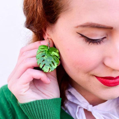 Erstwilder - Green Eyed Monster Earrings (2020) - 20th Century Artifacts