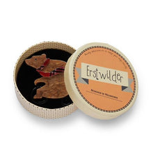 Load image into Gallery viewer, Erstwilder - Grouchy Bear Brooch (2020) - 20th Century Artifacts