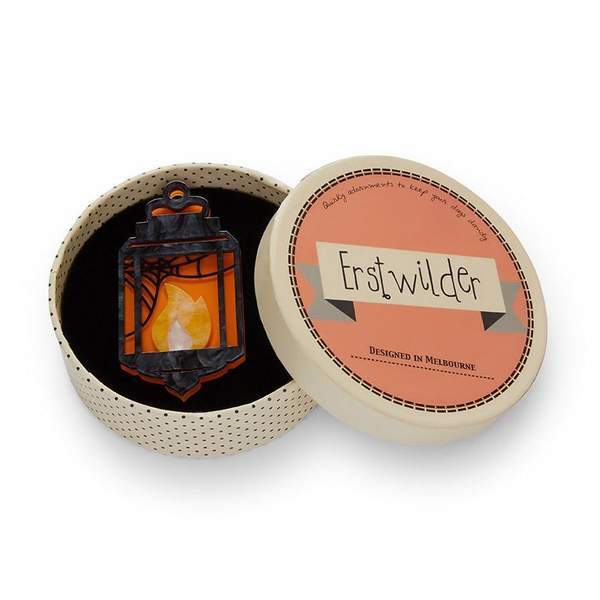 Erstwilder - Guiding Light Lantern Brooch (2019) - 20th Century Artifacts