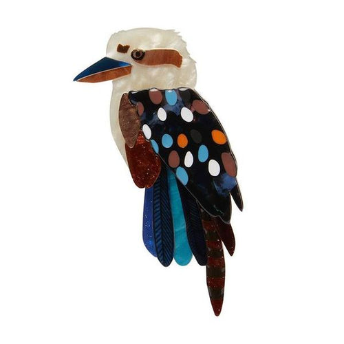 Erstwilder - Gumtree Royalty Kookaburra Brooch (Jocelyn Proust) - 20th Century Artifacts