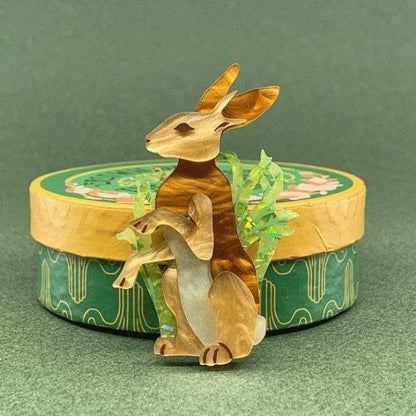 Erstwilder - Habitual Hare Brooch (2020) - 20th Century Artifacts