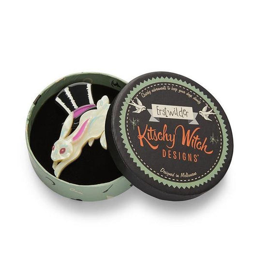 Erstwilder - Hat Trick Rabbit Brooch (2020) - 20th Century Artifacts