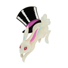 Load image into Gallery viewer, Erstwilder - Hat Trick Rabbit Brooch (2020) - 20th Century Artifacts