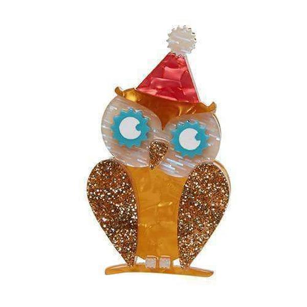Erstwilder - Having a Hoot Owl Birthday Brooch (2016) - 20th Century Artifacts
