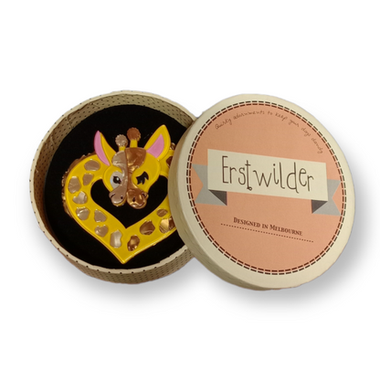 Erstwilder - Heart of Africa Brooch (2018) - 20th Century Artifacts