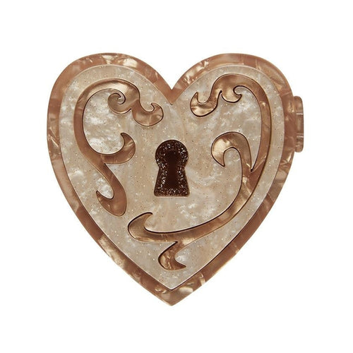 Erstwilder - Heart of Caché Brooch - 20th Century Artifacts