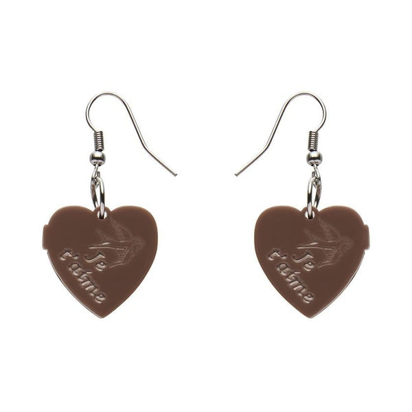 Erstwilder - Heart of Caché Drop Earrings - 20th Century Artifacts