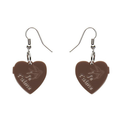 Erstwilder - Heart of Caché Drop Earrings - 20th Century Artifacts