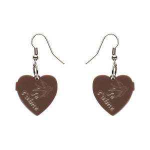 Erstwilder - Heart of Caché Drop Earrings - 20th Century Artifacts