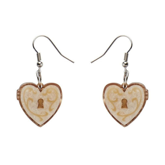 Erstwilder - Heart of Caché Drop Earrings - 20th Century Artifacts