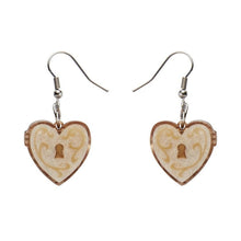 Load image into Gallery viewer, Erstwilder - Heart of Caché Drop Earrings - 20th Century Artifacts