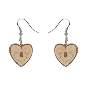 Erstwilder - Heart of Caché Drop Earrings - 20th Century Artifacts
