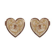 Load image into Gallery viewer, Erstwilder - Heart of Caché Stud Earrings - 20th Century Artifacts