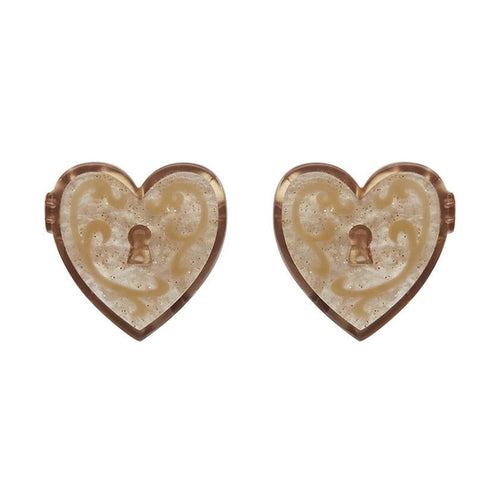 Erstwilder - Heart of Caché Stud Earrings - 20th Century Artifacts