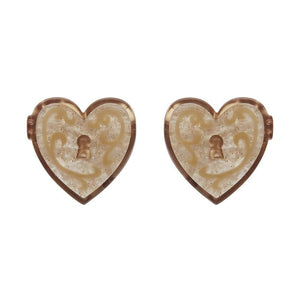 Erstwilder - Heart of Caché Stud Earrings - 20th Century Artifacts