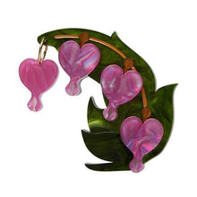 Load image into Gallery viewer, Erstwilder - Heart-to-Heart Bleeding Hearts Brooch - 20th Century Artifacts