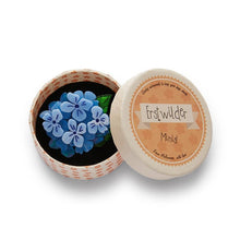 Load image into Gallery viewer, Erstwilder - Heartfelt Hydrangea Mini Brooch - 20th Century Artifacts