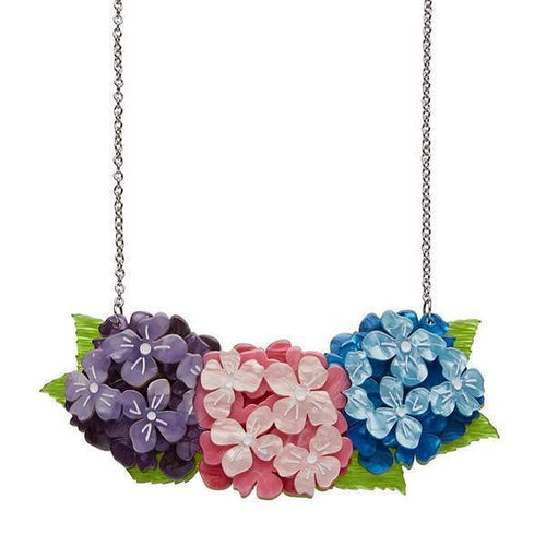 Erstwilder - Heartfelt Hydrangea Necklace (2020) multi - 20th Century Artifacts