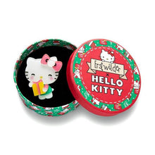 Load image into Gallery viewer, Erstwilder - Hello Kitty A Present for You! Brooch - 20th Century Artifacts