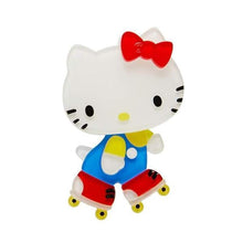 Load image into Gallery viewer, Erstwilder - Hello Kitty Time for a Skate Brooch - 20th Century Artifacts