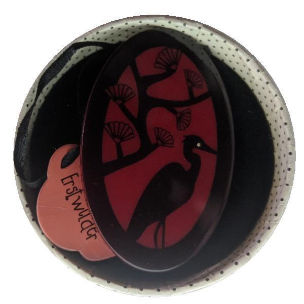 Erstwilder - Heron and the Fan Tree Brooch (2012) (p) - 20th Century Artifacts