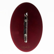 Load image into Gallery viewer, Erstwilder - Heron and the Fan Tree Brooch (2012) (p) - 20th Century Artifacts