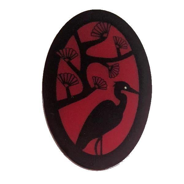 Erstwilder - Heron and the Fan Tree Brooch (2012) (p) - 20th Century Artifacts