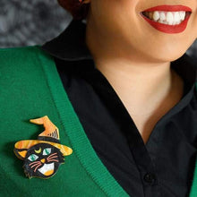 Load image into Gallery viewer, Erstwilder - Hex Kitten Brooch (2019) - 20th Century Artifacts