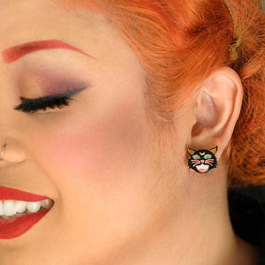 Erstwilder - Hex Kitten Earrings (2019) - 20th Century Artifacts