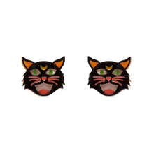 Load image into Gallery viewer, Erstwilder - Hex Kitten Earrings (2019) - 20th Century Artifacts