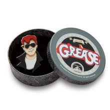 Load image into Gallery viewer, Erstwilder - Hickie from Kenickie Brooch (James Dean) (2017) - 20th Century Artifacts