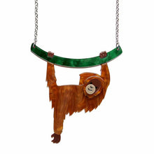 Load image into Gallery viewer, Erstwilder - Hold On Louie Orangutan Necklace (2019) - 20th Century Artifacts