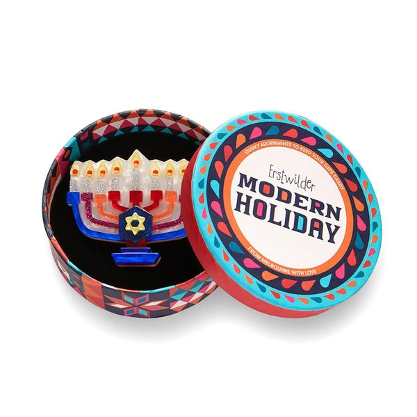Erstwilder - Holiday Lamp Brooch (2022) - 20th Century Artifacts