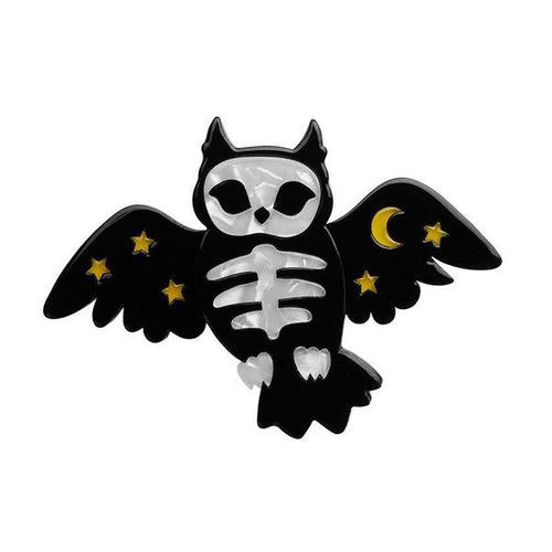 Erstwilder - Hoot & Haunt Owl Brooch (2020) - 20th Century Artifacts